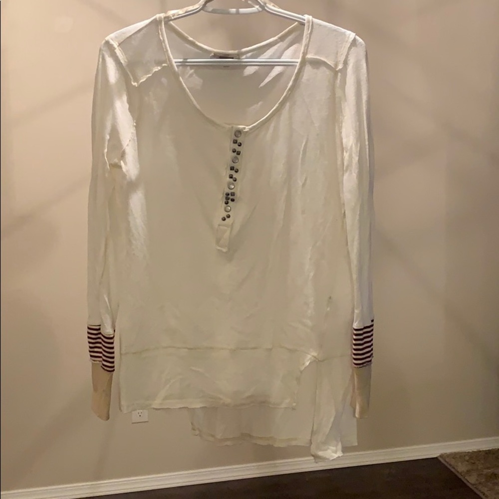 Ladies long sleeve thermal type top